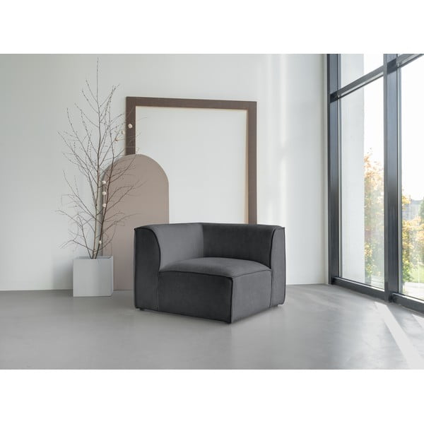 Sivý modul pohovky (variabilný) Flex Felix – Miuform-image-1