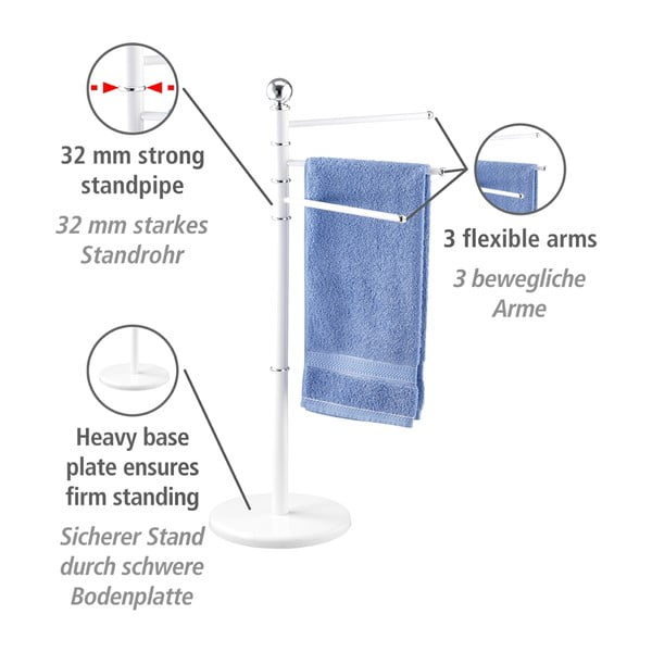 Biely stojan na uteráky Wenko Exclusive-image-4