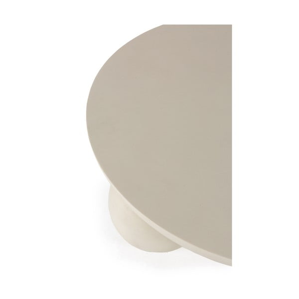 Béžový okrúhly konferenčný stolík z mangového dreva ø 90 cm Ailen – MOME-image-3