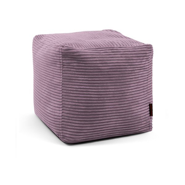 Fialový menčestrový sedací vak Up! MooG – SLOWDOWN