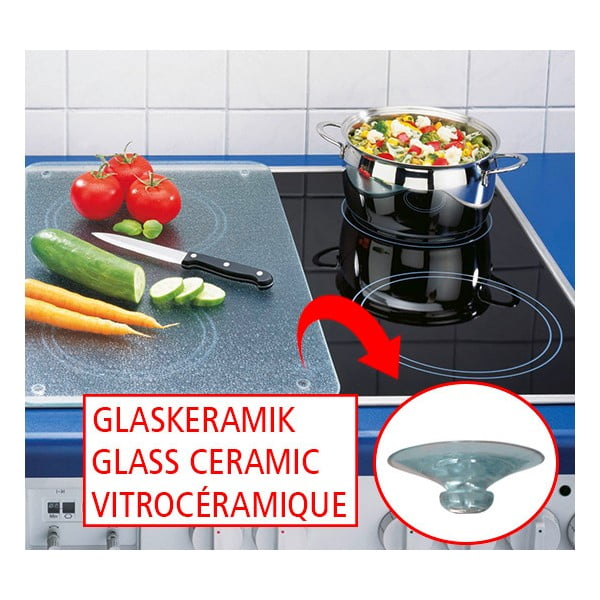 Sklenený kryt na sporák Wenko Gnome, 2 ks-image-1