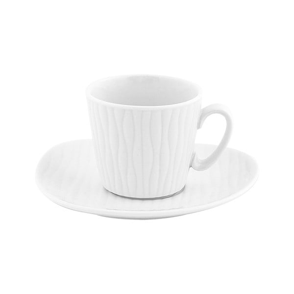 Biele porcelánové šálky v súprave 6 ks na espresso 30 ml Ylang – Villa Altachiara