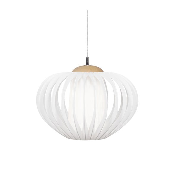 Biele závesné svietidlo Globen Lighting Swea XL, ø 45 cm