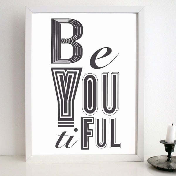 Plagát Beyoutiful, 30x40 cm