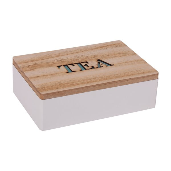 Škatuľka na čaj s vrchnákom Tea