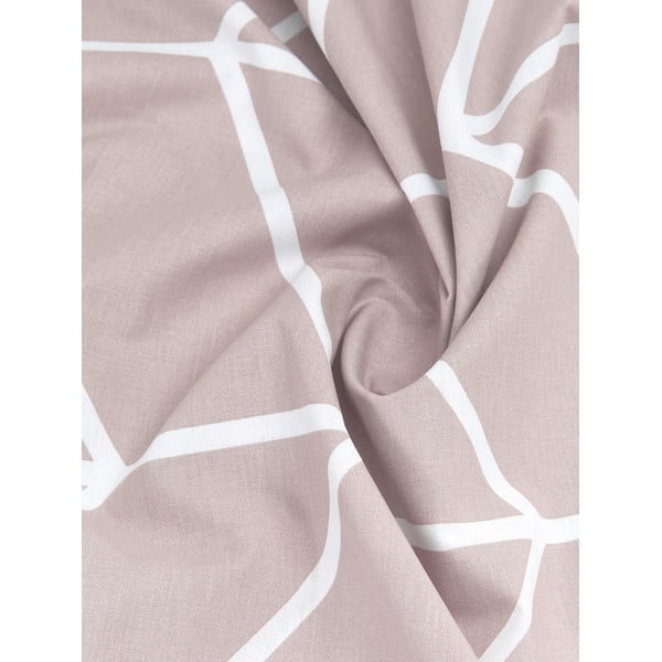 Ružové bavlnené obliečky na jednolôžko by46 Mirja, 155 x 220 cm-image-1