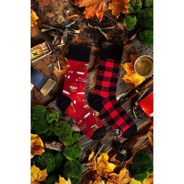 Ponožky Many Mornings Lumberjack Life, veľ. 35-38-image-1