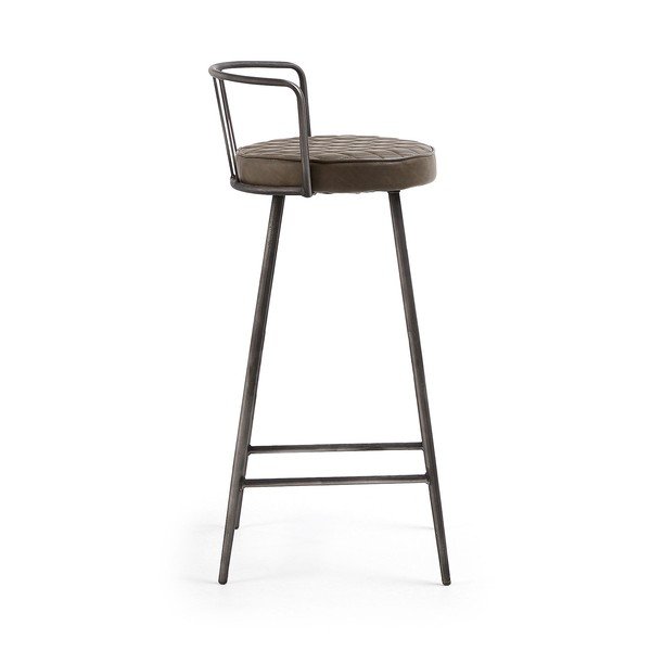 Hnedá barová stolička Kave Home, výška 92 cm-image-2