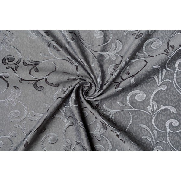 Sivý záves zo žakára 210x245 cm Glory – Mendola Fabrics-image-2