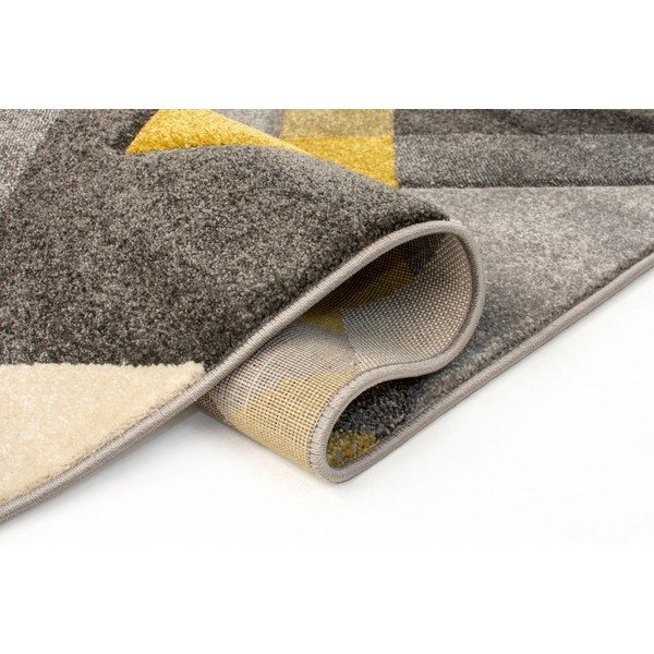 Žlto-sivý behúň 80x230 cm Nimbus – Flair Rugs-image-3