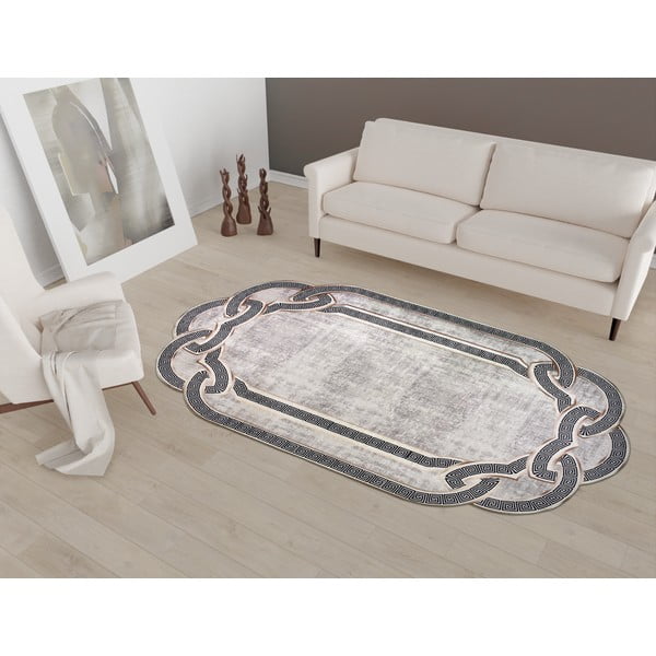 Sivý/béžový koberec 120x80 cm - Vitaus-image-1