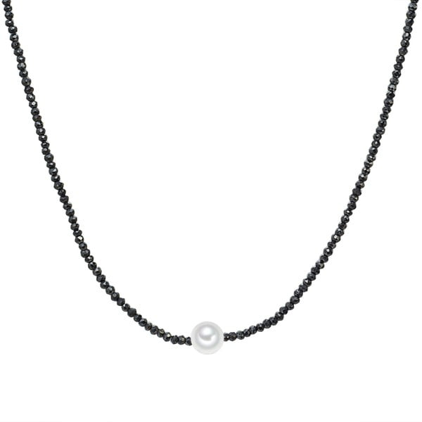 Spinelový náhrdelník s perlou Nova Pearls Copenhagen Sarapédón, 48 cm
