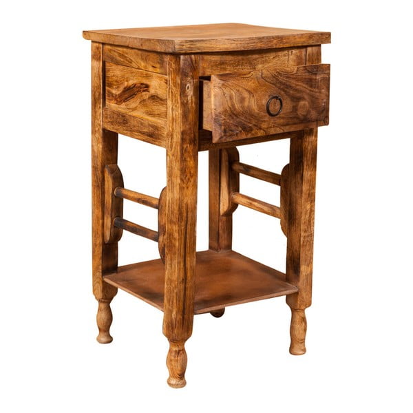 Príručný drevený stolík Biscottini Bedside Table