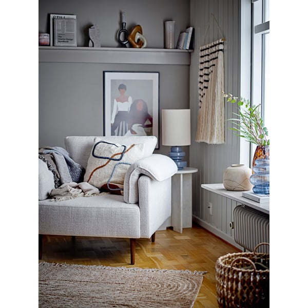 Modrá stolová lampa s textilným tienidlom (výška 51 cm) Fabiola – Bloomingville-image-3