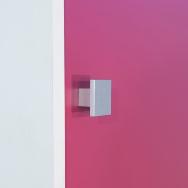 Ružová kúpeľňová skrinka nad práčku TemaHome Wave, šírka 60 cm-image-1