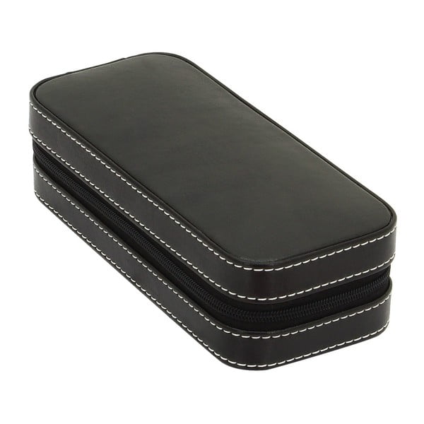 Čierne puzdro na hodinky Friedrich Lederwaren Bond-image-1