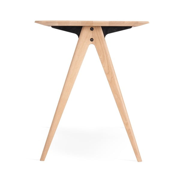 Pracovný stôl z dubového dreva 60x120 cm Ava – Gazzda-image-4