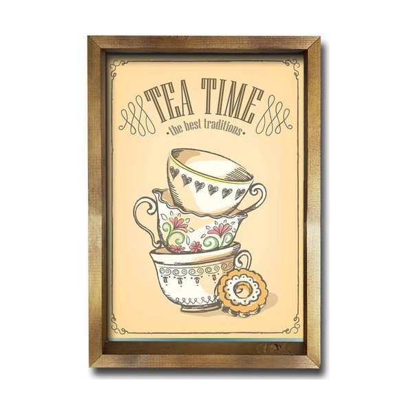 Obraz 35x50 cm Tea Time – Wallity