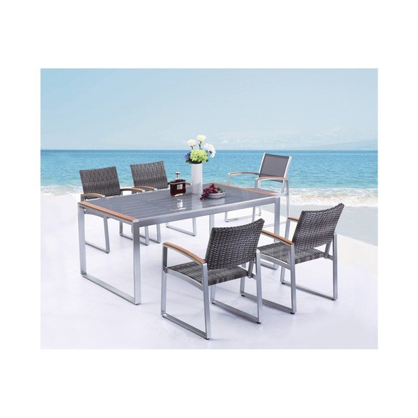 Záhradný jedálenský stôl 90x160 cm Ava – Garden Pleasure-image-2