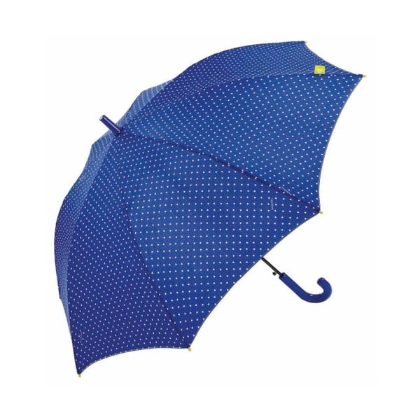 Detský modrý dáždnik Dots, ⌀ 108 cm