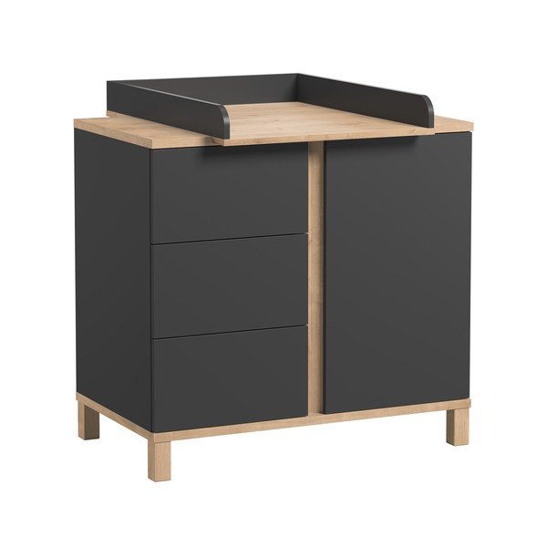 Sivá komoda Vox Altitude, výška 85 cm-image-2