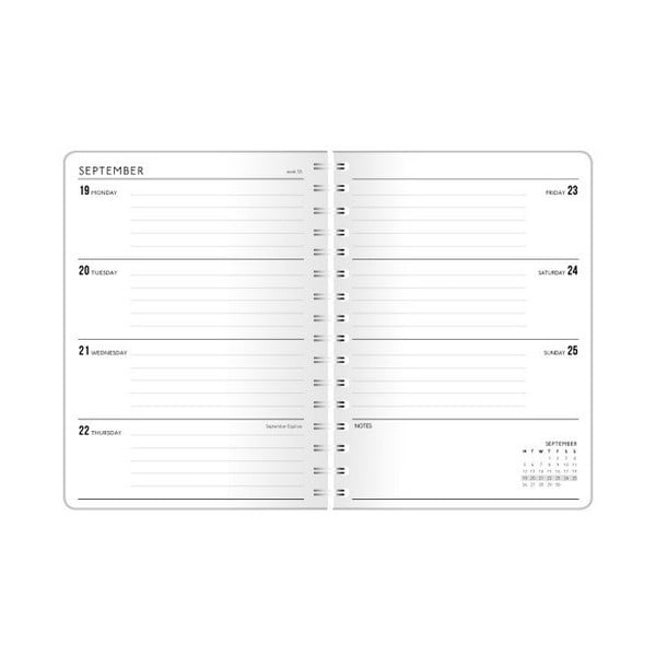 Diár A5 Go Stationery Monochrome Circles-image-1