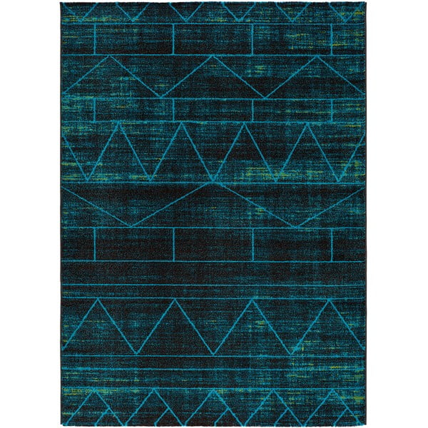 Modrý koberec Universal Neon Blue, 160 x 230 cm