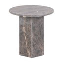 Mramorový okrúhly odkladací stolík ø 50 cm Naxos – Actona