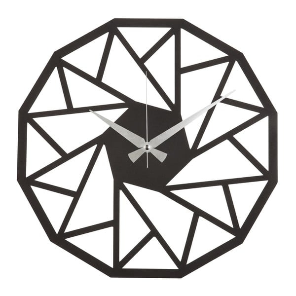 Kovové nástenné hodiny Geometry, ø 50 cm