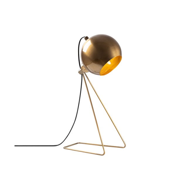 Stolová lampa v medenej farbe s kovovým tienidlom (výška  45 cm) Mixed – Opviq lights