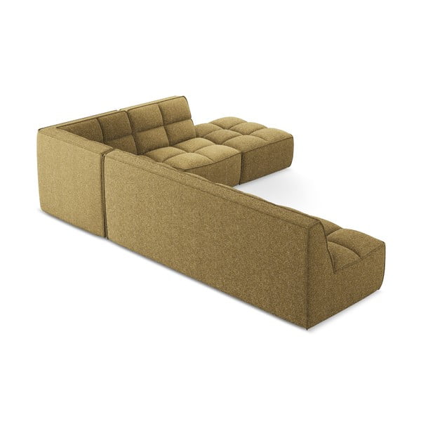 Modulárna rohová pohovka v horčicovej farbe (variabilná) Kalai – Makamii-image-4