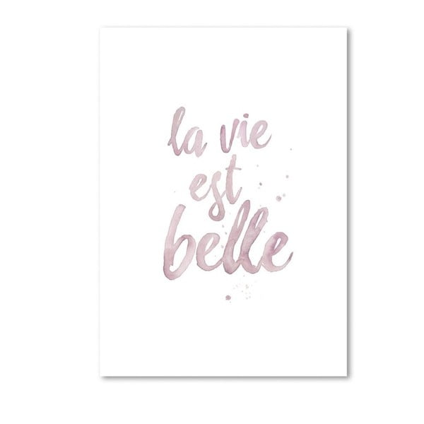 Plagát Leo La Douce La Vie Est Belle, 29,7 × 42 cm