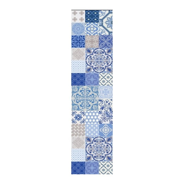 Vinylový koberec Huella Déco Azul 240x50 cm