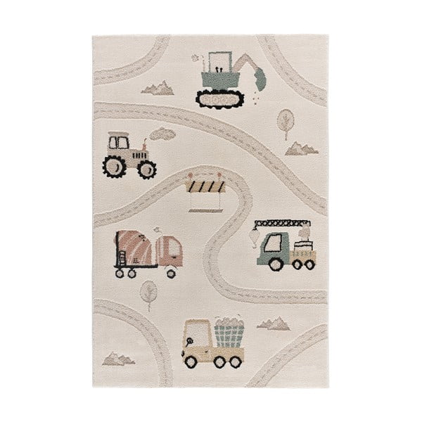 Béžový detský hrací koberec 120x170 cm Clown – Universal