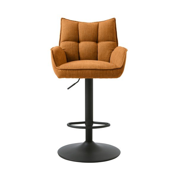 Oranžové barové stoličky s nastaviteľnou výškou v súprave 2 ks Marilla – Unique Furniture-image-2