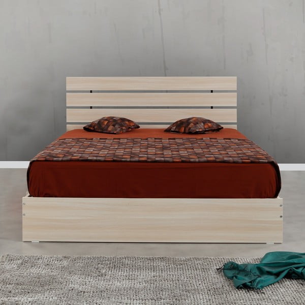 Dvojlôžková posteľ v prírodnej farbe 160x200 cm Fuga – Kalune Design-image-3