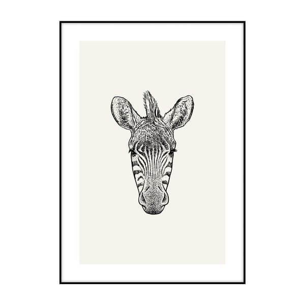 Plagát Imagioo Zebra Ilu, 40 × 30 cm