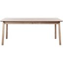 Rozkladací jedálenský stôl s prídavnou doskou v dekore duba 95x190 cm Bari – Unique Furniture