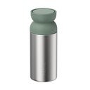 Termo hrnček z nehrdzavejúcej ocele v striebornej farbe/šalviový zelený 350 ml Ellipse – Mepal