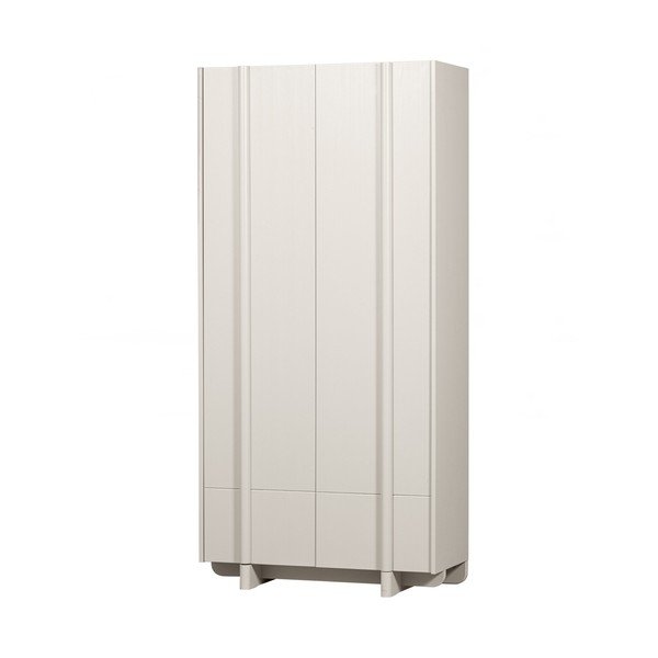Krémovobiela modulárna skrinka z borovicového dreva 101x210 cm Basu – WOOOD