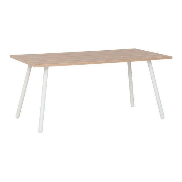 Jedálenský stôl s bielymi nohami Vox Balance, 175 x 92 cm
