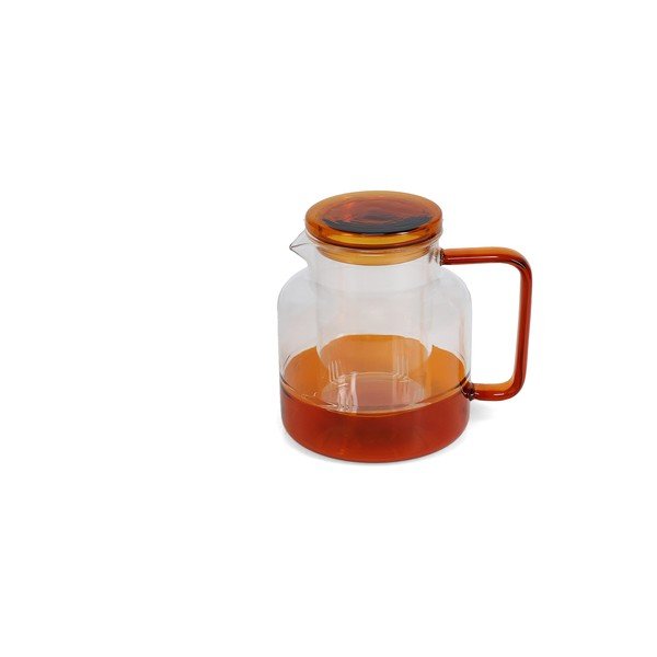 Jantárová sklenená kanvica na čaj 950 ml Liv – ONA-image-3