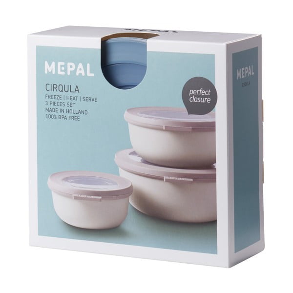 Potravinové škatuľky v súprave 3 ks Cirqula Nordic – Mepal-image-3