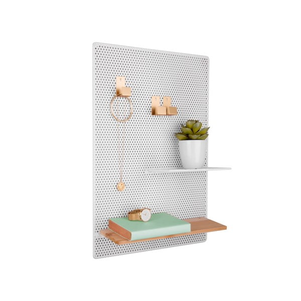 Biela kovová nástenka PT LIVING Perky, 34,5 x 52,5 cm-image-2