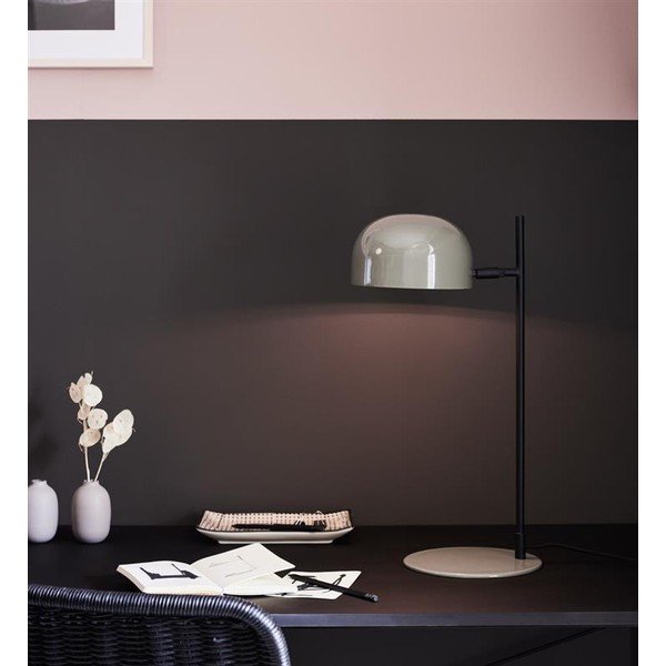 Sivá stolová lampa Markslöjd Pose, výška 48 cm-image-2