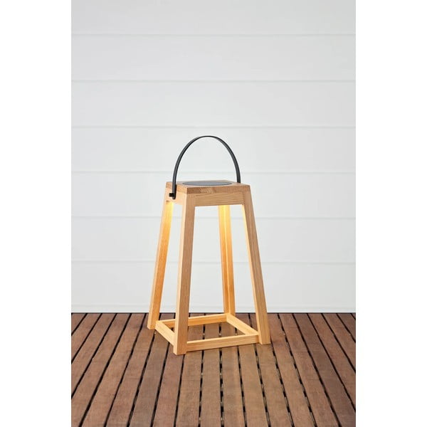 Hnedý vonkajší solárny LED lampáš na USB (výška 54 cm) Nordic – Markslöjd-image-2