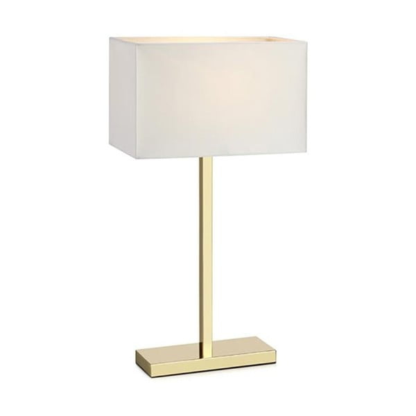 Lampa na stôl v bielo-zlatej farbe Markslöjd Savoy