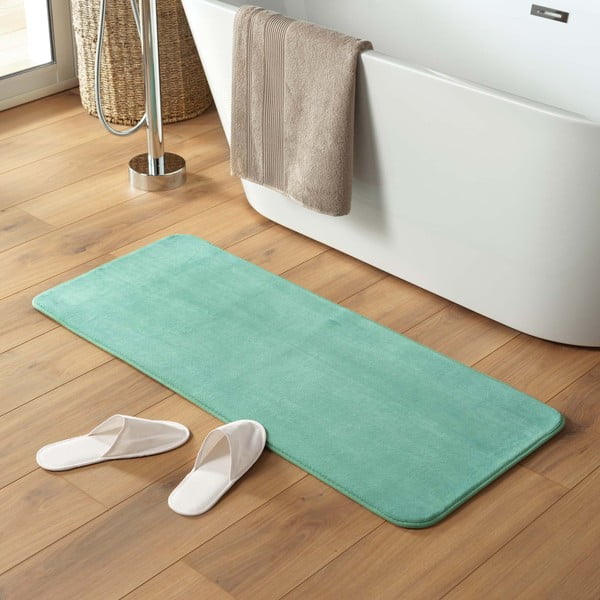 Tyrkysovomodrá kúpeľňová predložka 50x120 cm Vitamine – douceur d'intérieur-image-1