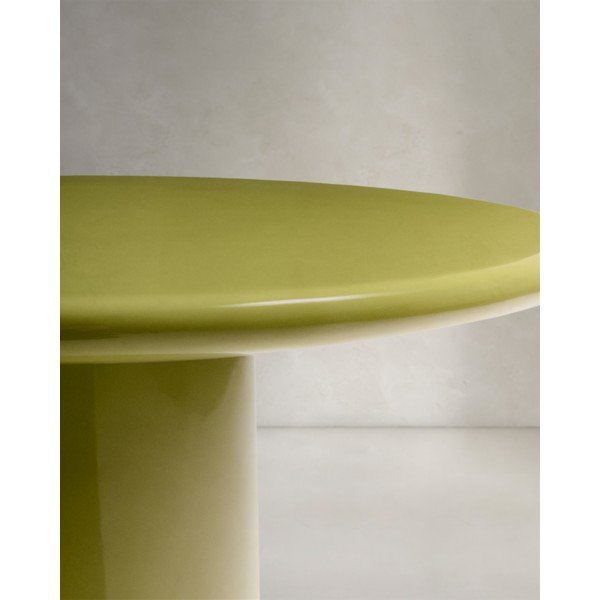 Betónový okrúhly Záhradný konferenčný stolík ø 65 cm Albanella – Kave Home-image-4