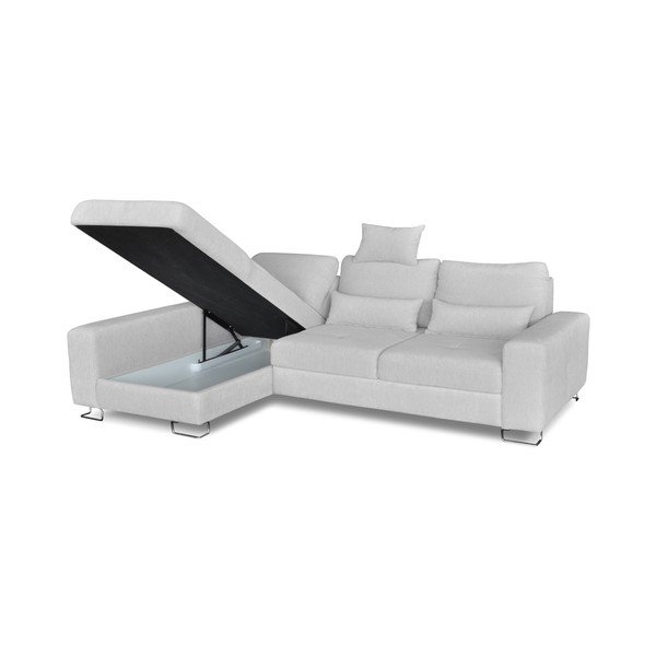 Svetlá rohová rozkladacia pohovka Windsor & Co. Sofas Alpha, ľavý roh-image-1